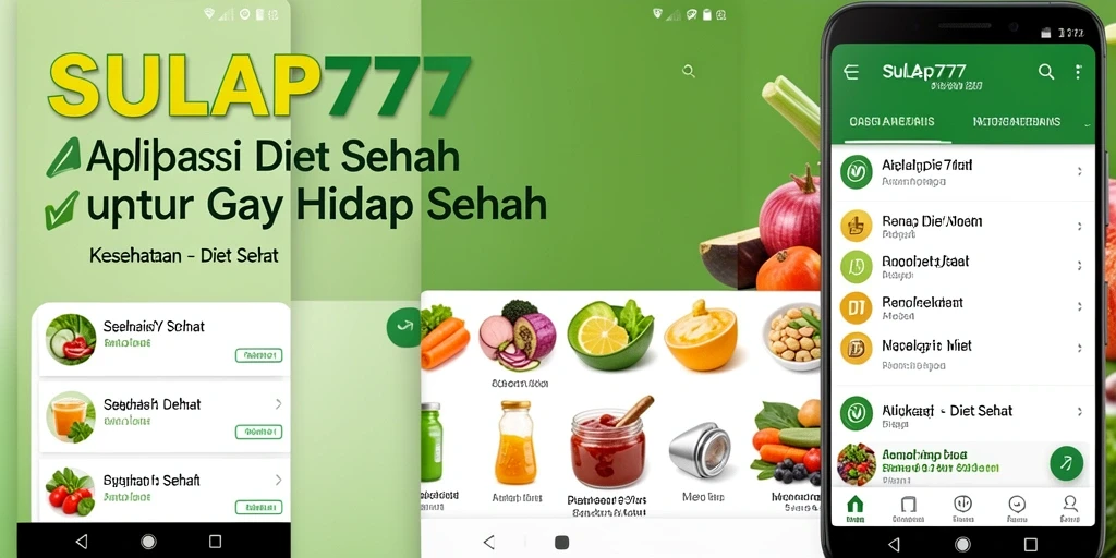 Tampilan antarmuka SULAP777 untuk diet sehat yang user-friendly.