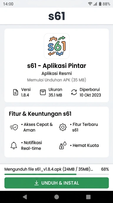 Unduh dan Instal APK s61 untuk Android