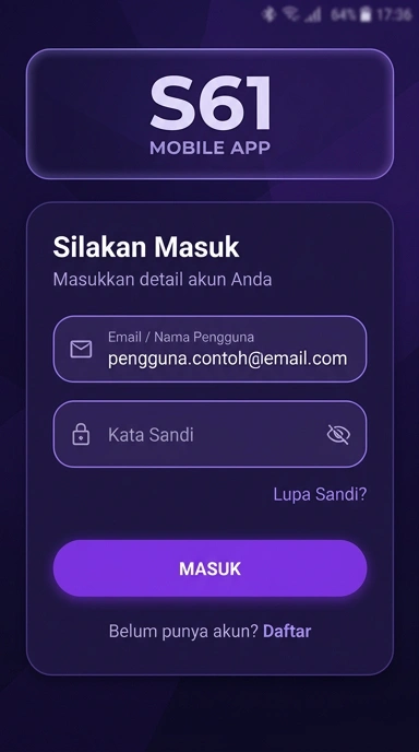 Masuk Akun s61 untuk Pengguna Android Indonesia